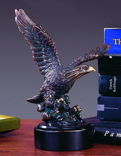 This soaring eagle is a three-dimensional embodiment of freedom